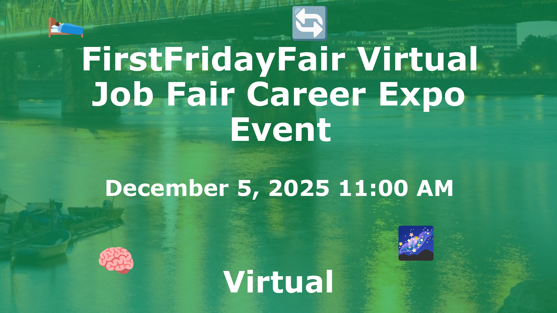 FirstFridayFair Virtual Job Fair Career Expo Event event image
